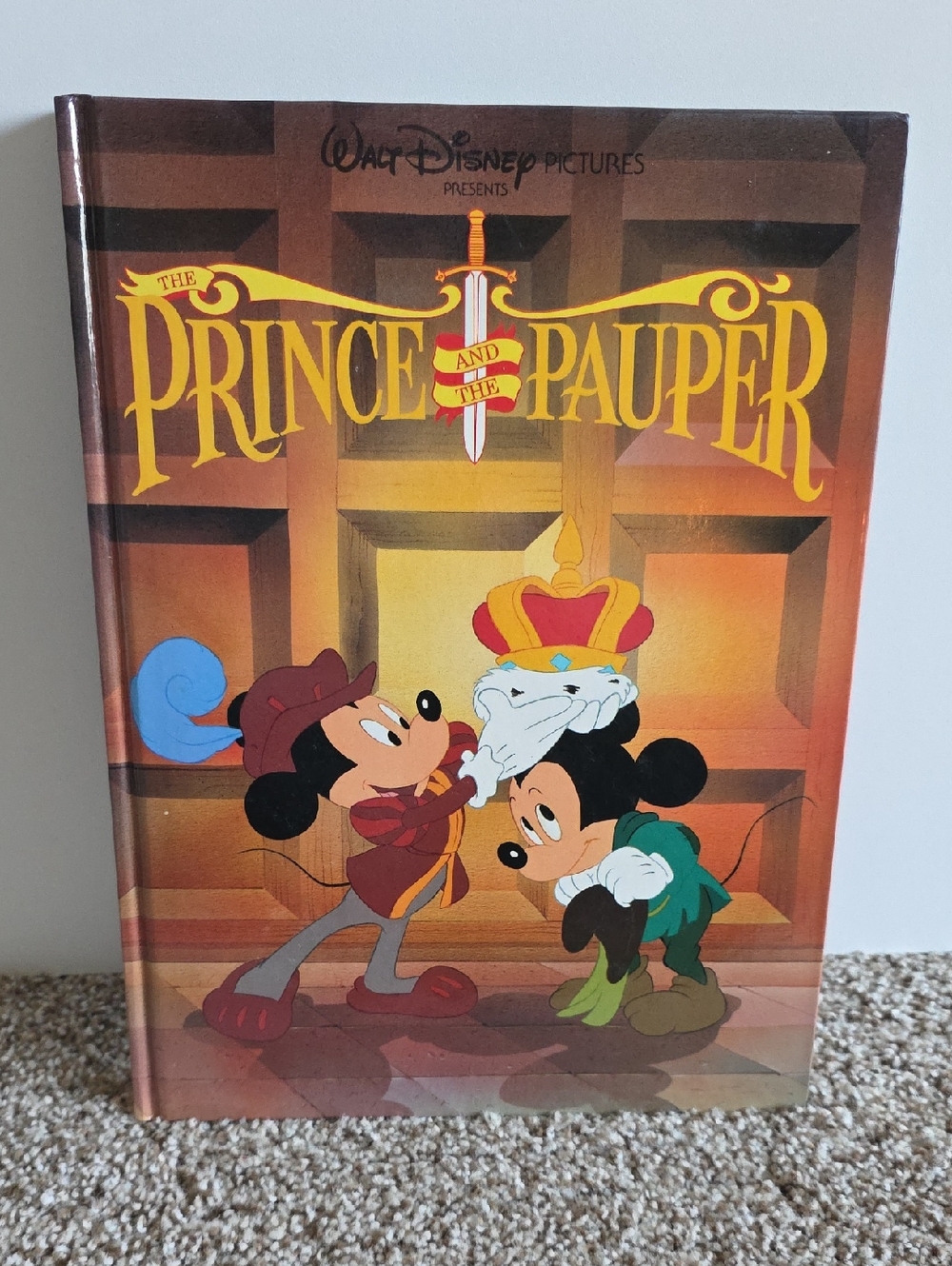 2 for $15 The Prince And The Pauper Disney Hardcover Book Vintage